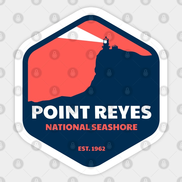 Point Reyes National Seashore Sticker by AnthonyAyy